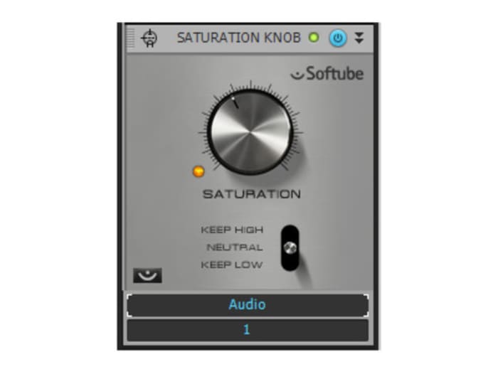 Add a free softube saturation knob anywhere: plug-in for mac